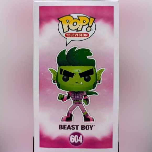 2 Funko Pop! Teen Titans Go! #604 Beast Boy & #607 Starfire No Boxes. - Picture 12 of 13